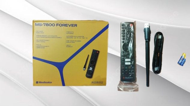 گیرنده دیجیتال مدیا استار مدلmedia star 7800 با وایفای و H.265